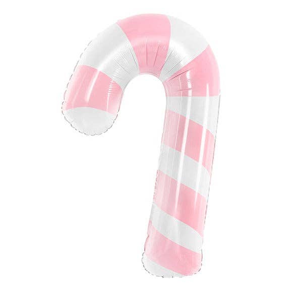 THE BALLOON HUB - Wholesale Balloon - Pink Candy Cane Foil Balloon 32in.0