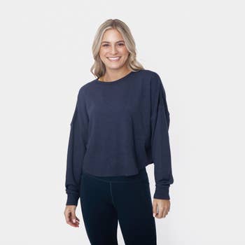 Wholesale Going Places Pullover - Navy for your store - Faire
