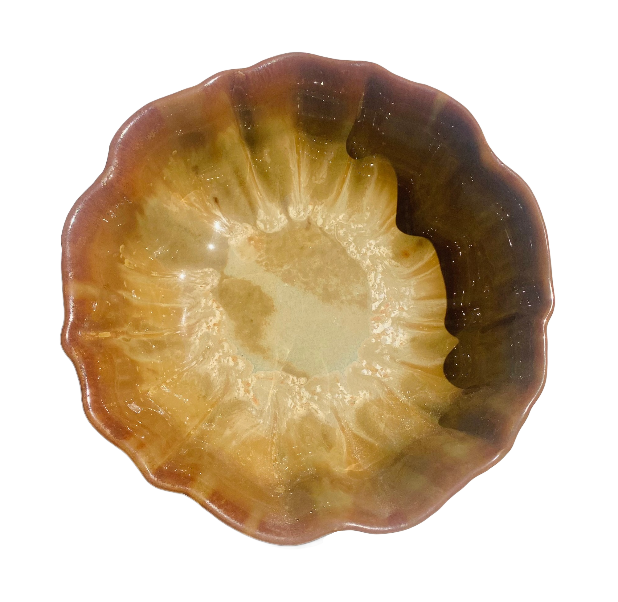 Bay Pottery - Wholesale Bowl - Large Rippled Bowl - Stoneware Pottery1