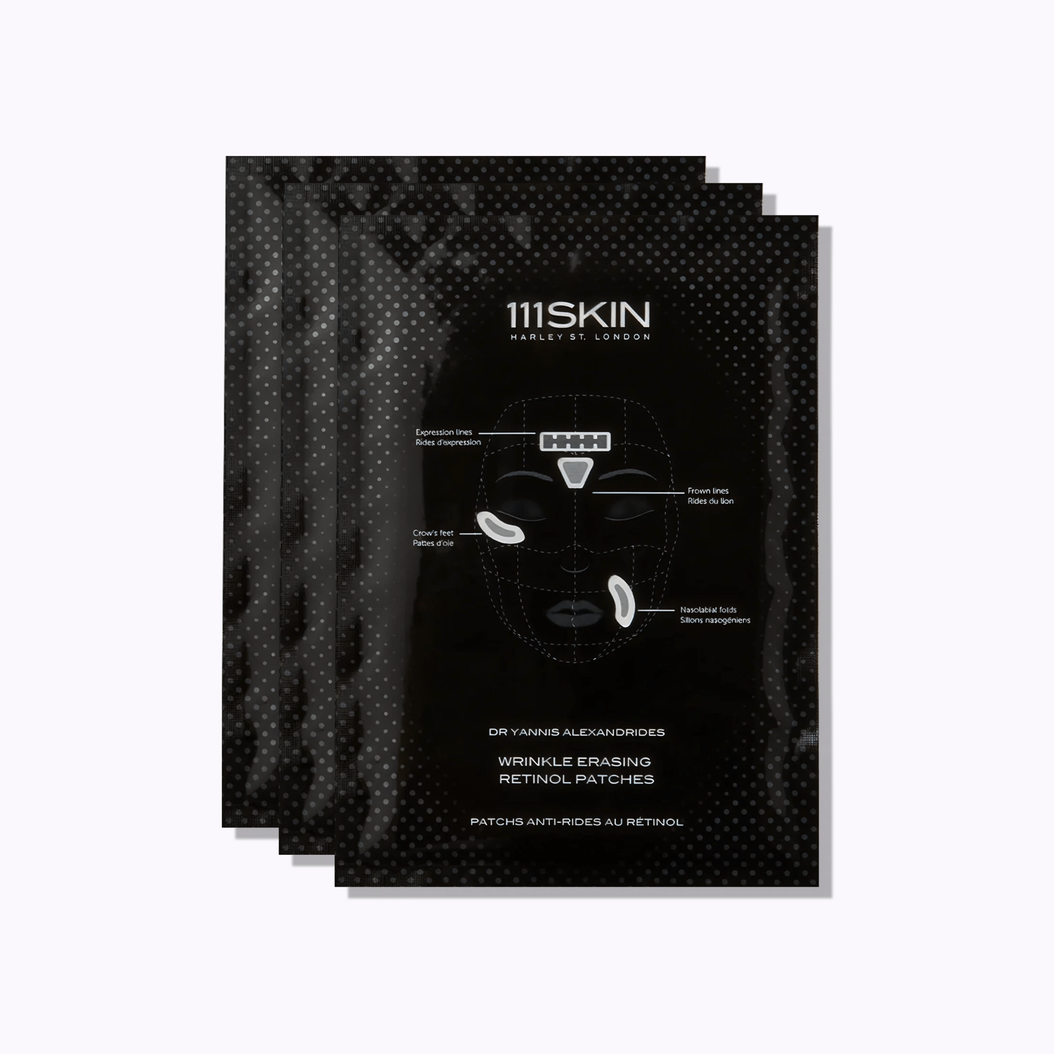 Dermstreet - Vente Masque pour le visage - Patches Effaceurs de Rides au Rétinol 111SKIN2