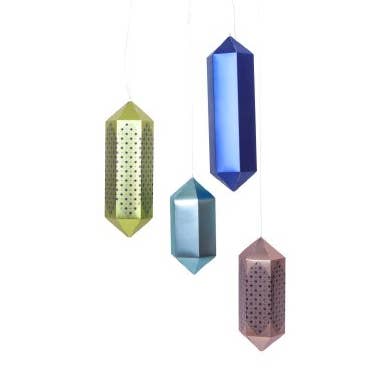 EID Creations – Großhandel Laterne – 4 hängende geometrische Laternen zum Aufhängen0