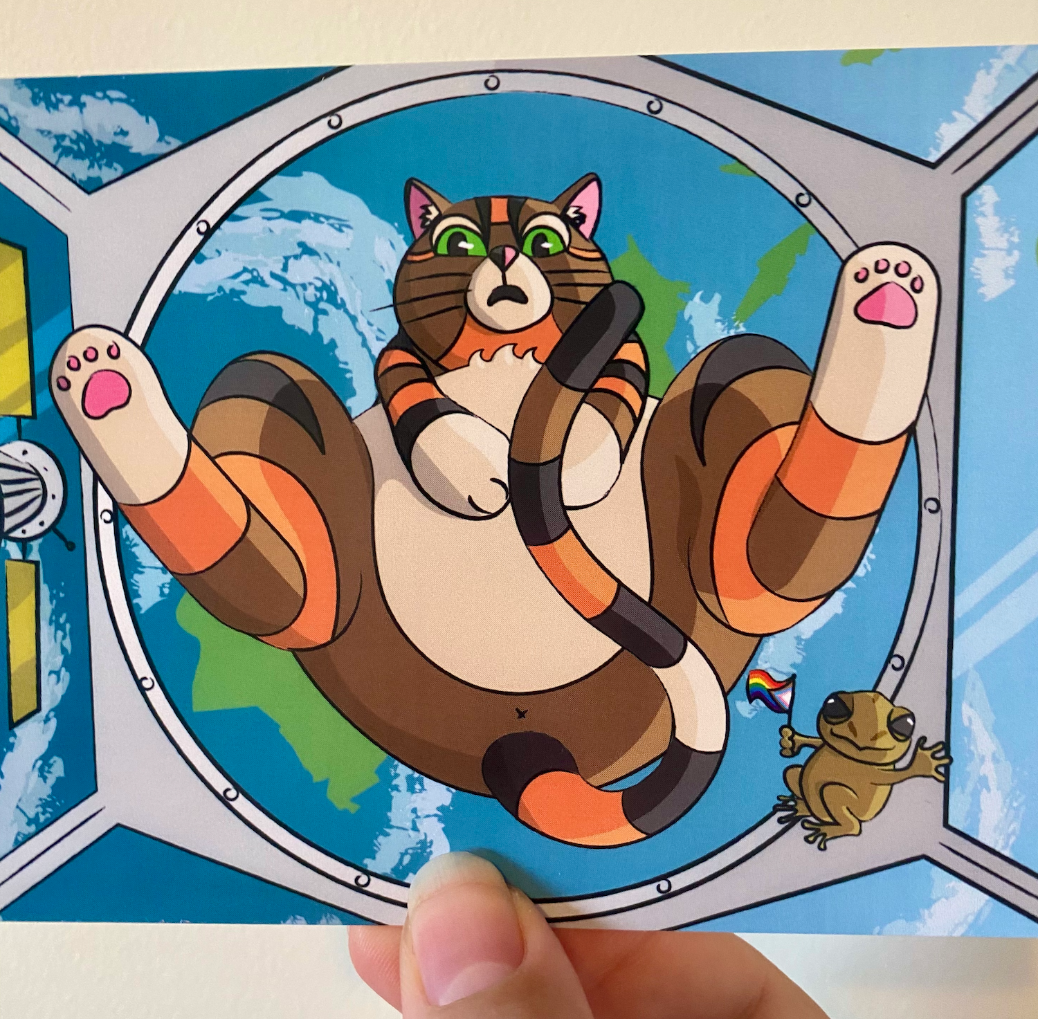 Rye & Co. - Wholesale Postcard - Rye and YiYi Space Station Adventure Post Card1