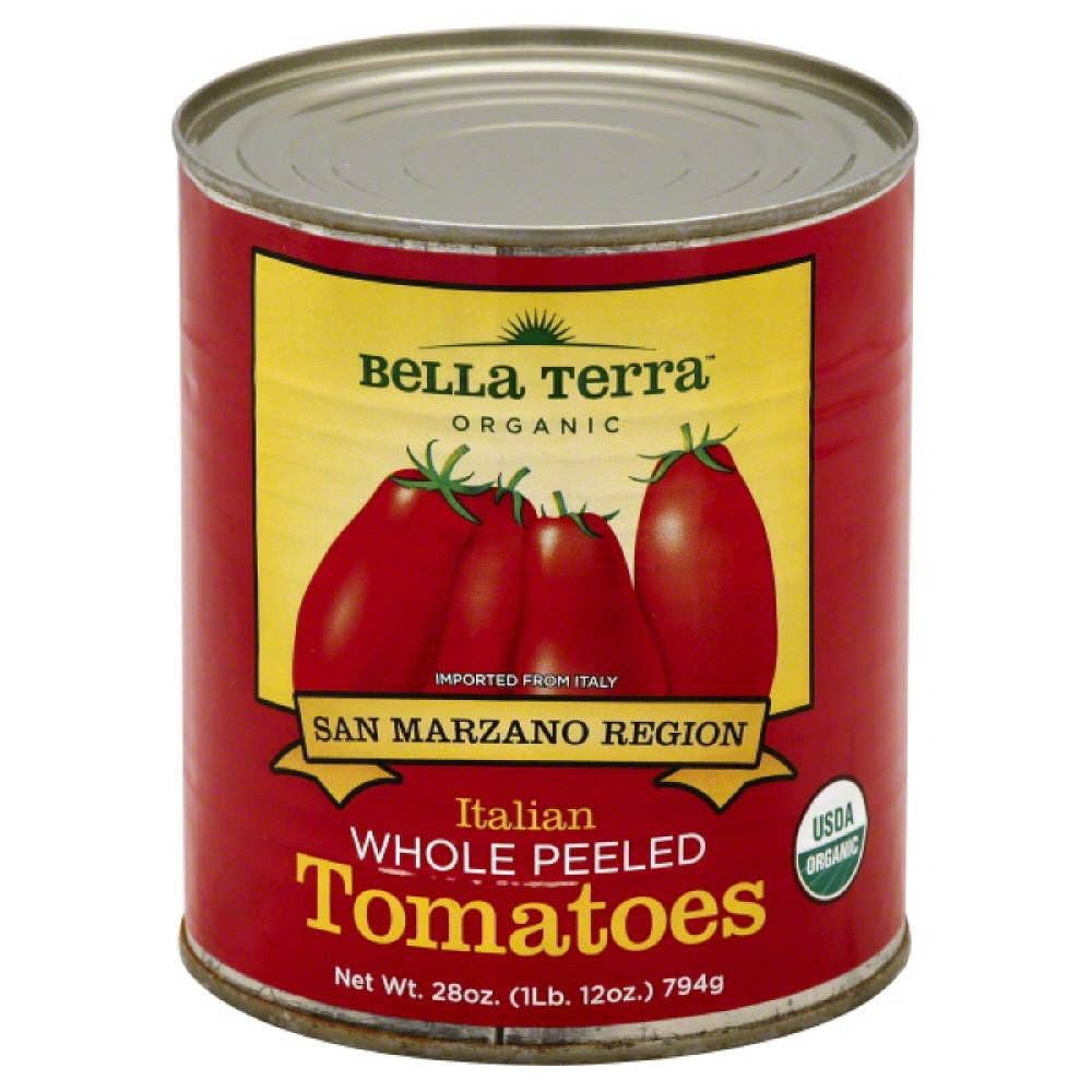 KeHE Distributors, LLC - Wholesale Vinegar - Bella Terra Whole Peeled Italian Tomatoes, 28 Oz0