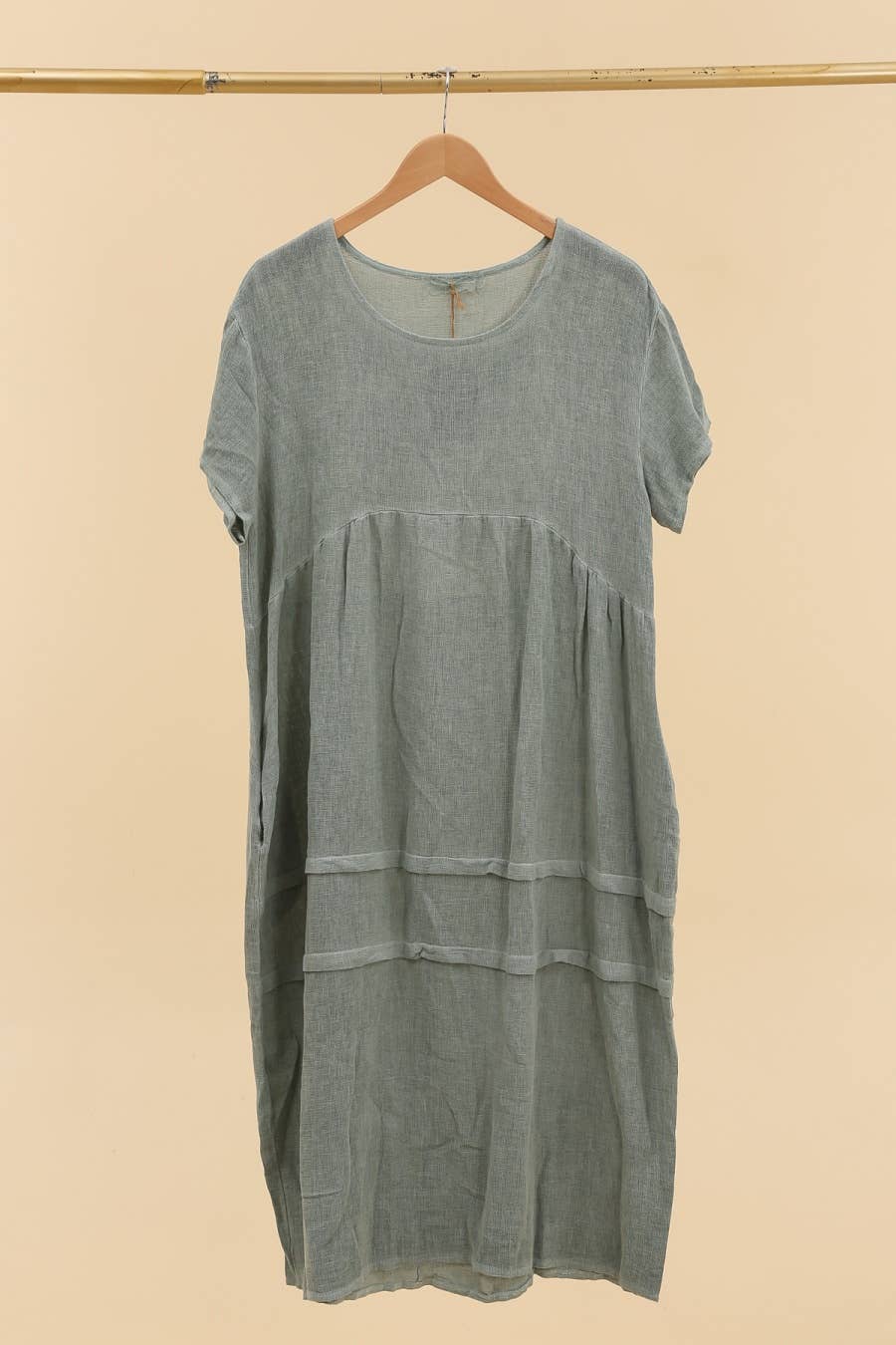 LÉA & LUC - Wholesale Jurk - Dames - Jurk van 50% katoen en 50% linnen REF. 1012018