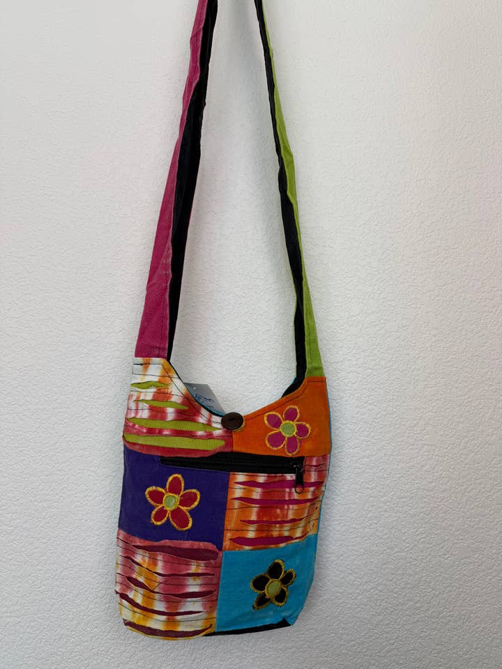 Mini hobo estilo patchwork de flores y colores variados para venta al por mayor de Like International