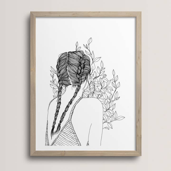 monocotylédone - Wholesale Poster - Navy A4 Poster0