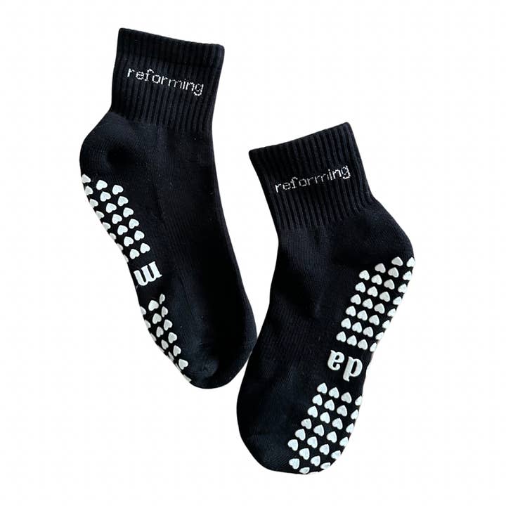 modasocks - Wholesale Socks - Women's - reforming black grip socks reformer pilates 1