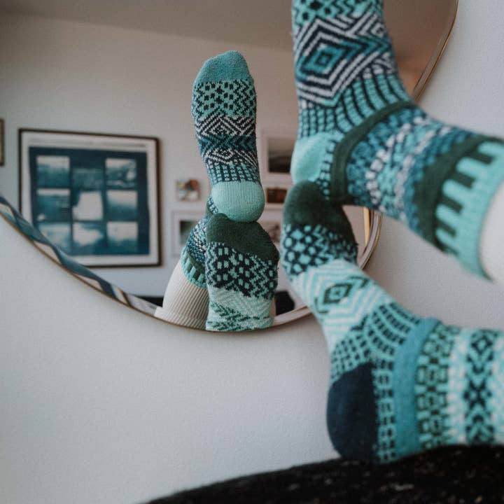 Solmate Socks - Wholesale Socks - Unisex - Evergreen Crew Socks | Eco-Friendly & Made in the USA