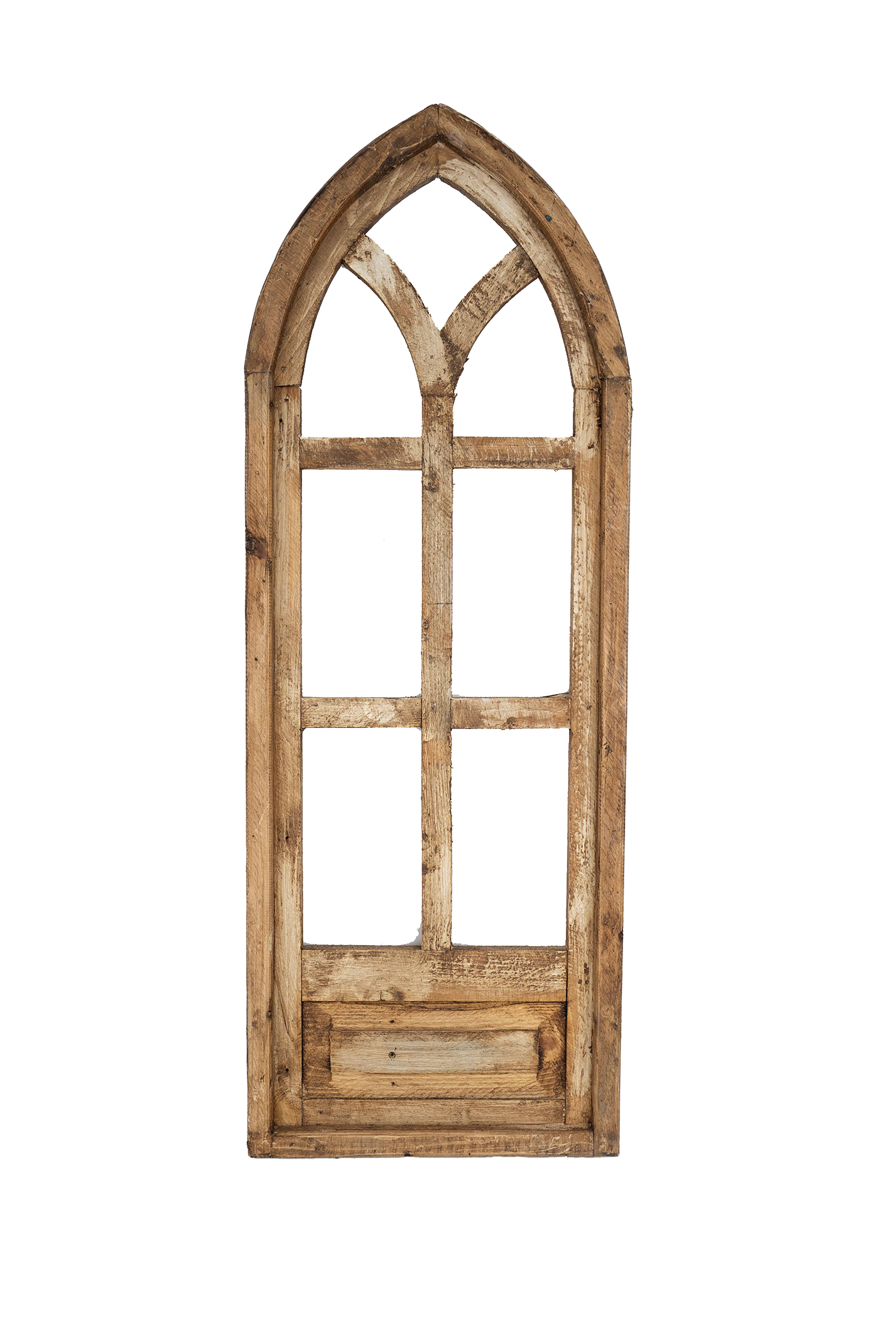 My Amigos Imports - Wholesale Wall Accent - Holly Hills Architectural Windows-Set 3-Antiqued White-NEW1