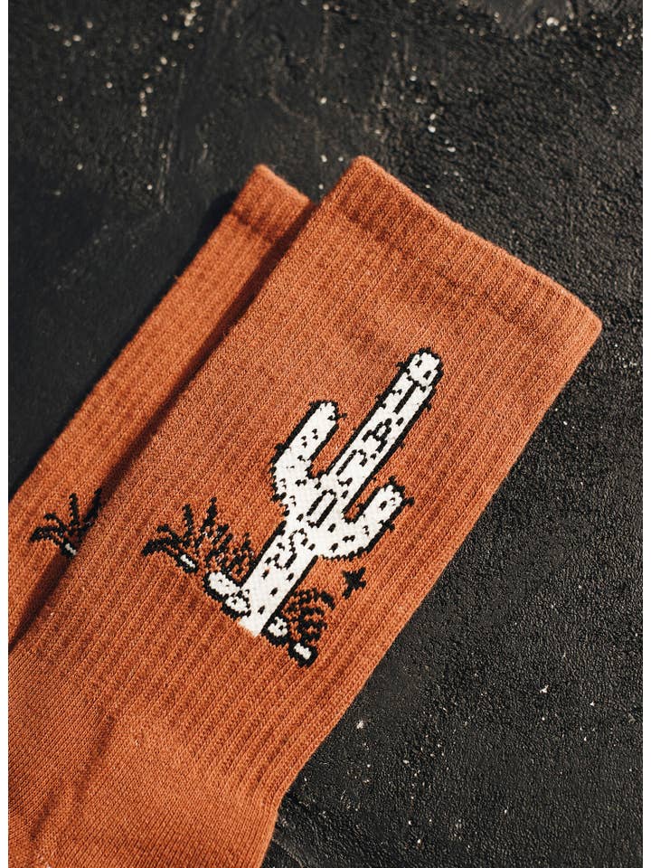 Pyknic - Wholesale Socks – Unisex - Cactus Taco Western Comfy Crew Socks2