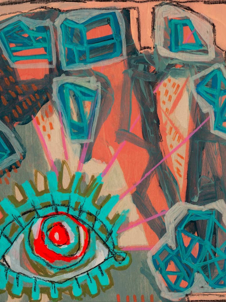 Fine Art Giclee Print "Neon Sight" for wholesale by Art by Ashley Reynolds