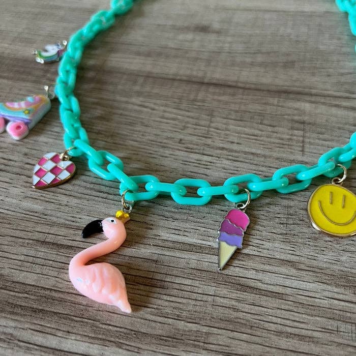 Wake and Make - Wholesale Kids Necklace - Kids - Summer Days Charm Necklace14