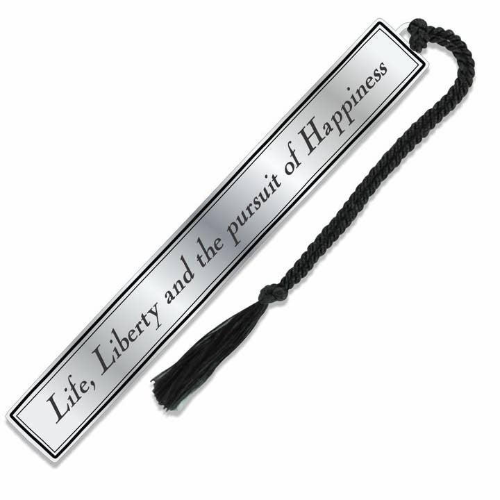 Marque-page en métal Déclaration d'indépendance, FABRIQUÉ aux É.-U. pour la vente par David Howell and Company