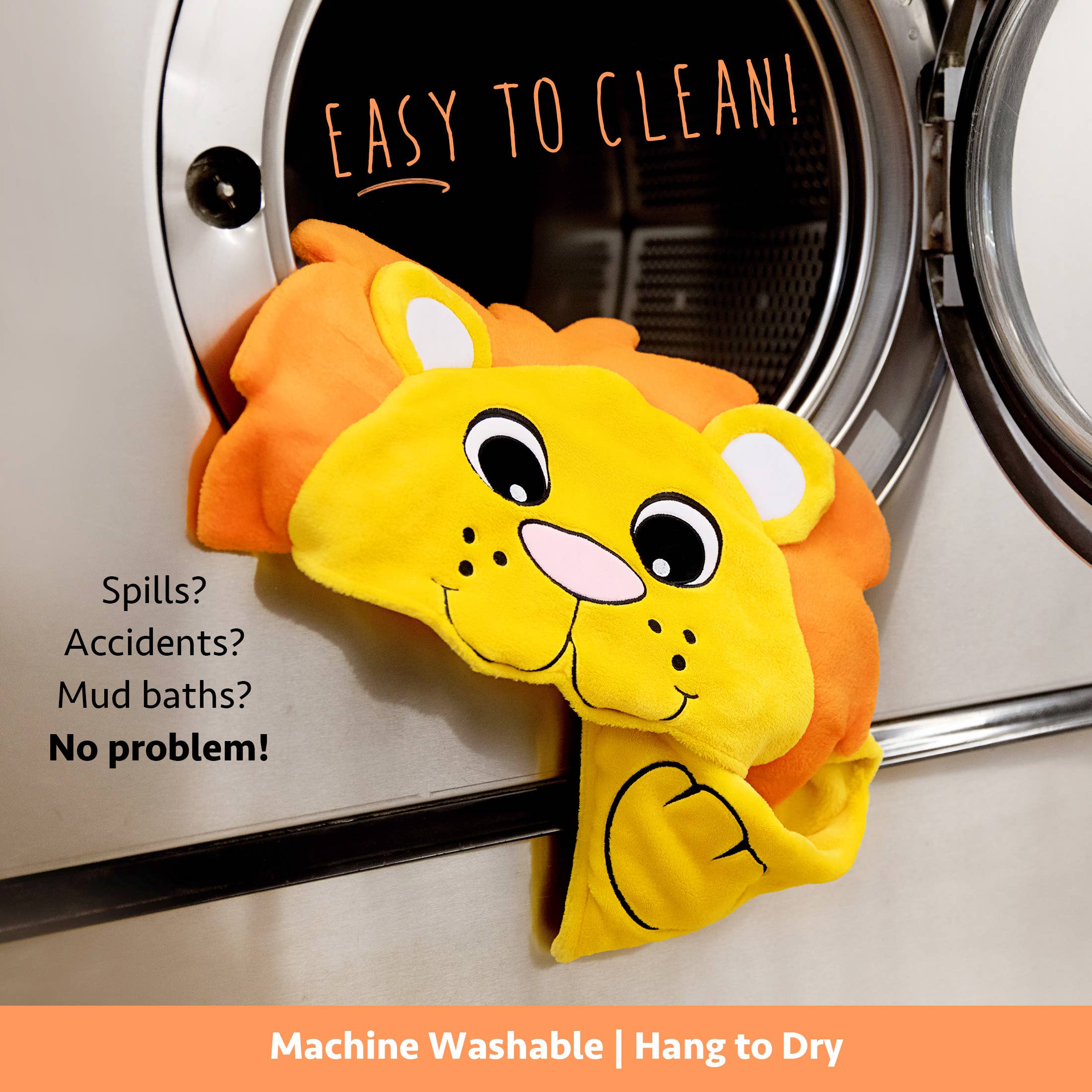 Canoogles – Großhandel Bettdecke – Kind & Baby – Lion Kinder Kapuzendecke5