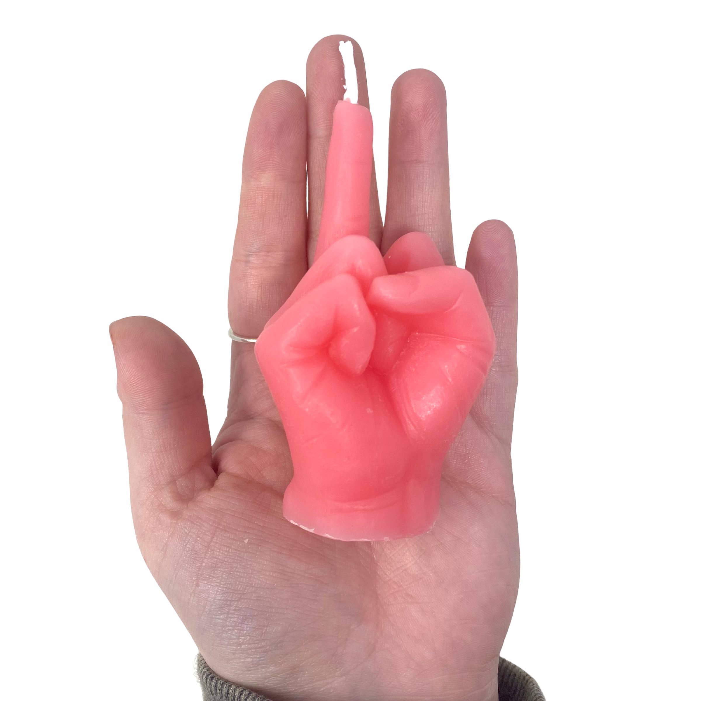 Freedom Rocks – wholesale Novelty candle – Middle Finger Gag Gift Beeswax Candle5