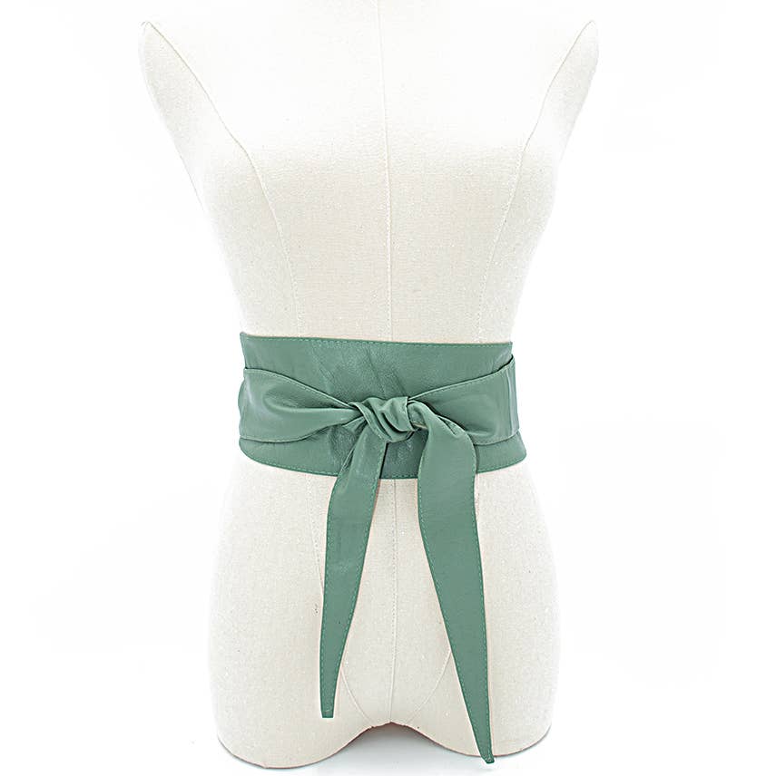 Bolsa Nova Handbags - Vente Ceinture – femme - Ceinture Obi en cuir italien lisse23