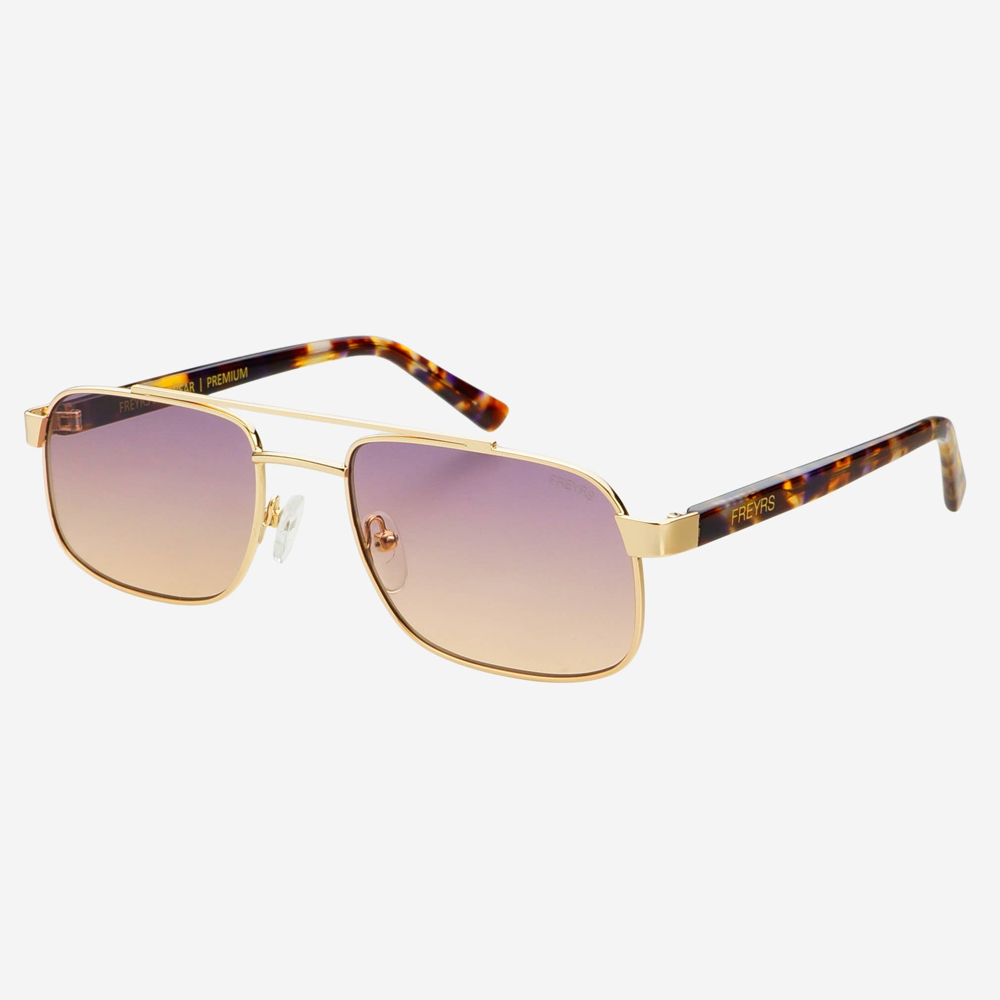 Gold Sunset Vesper Unisex Aviator Sunglasses   for wholesale on Faire4