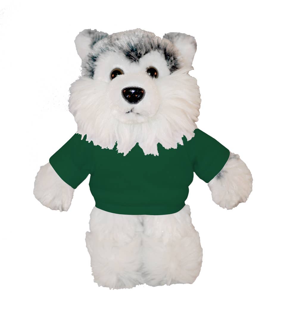 Plushland - Wholesale Stuffed/plush toy – Kids & baby - Plush Floppy Husky With Personalized Tee 12”3