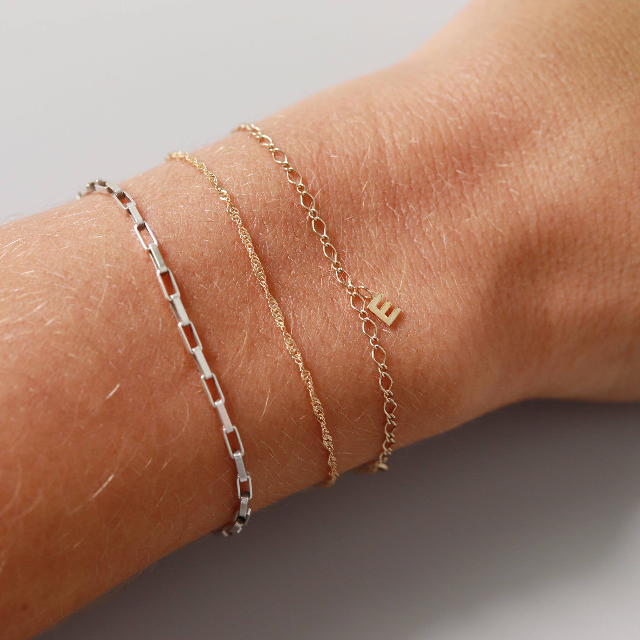 WJW - Wholesale Individual Charm/Pendant - Permanent Jewelry 14K Solid Gold Initial Charms28