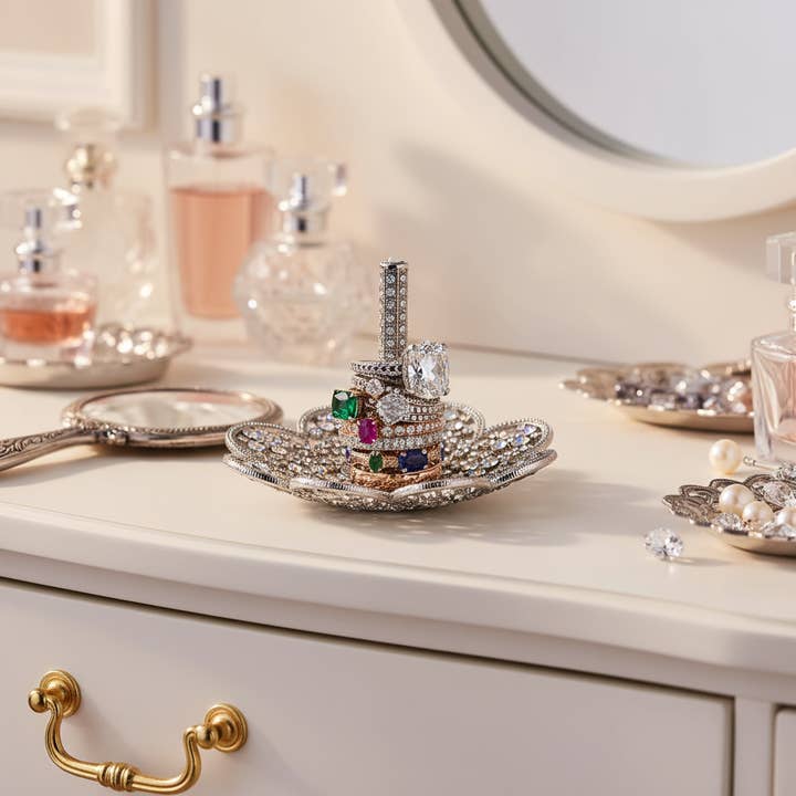 Silver Princess Ring Holder | Jewelry Stand | Jewelry Holder | for wholesale on Faire2