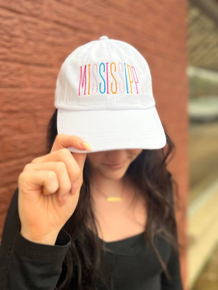 Chapéu de estado de bordado multicor personalizado por atacado de JAR Co