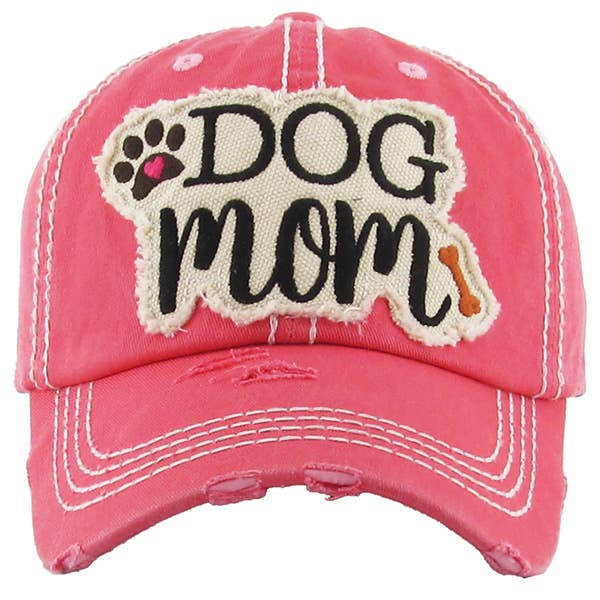 SOPHIA WHOLESALE - Wholesale Baseball Cap - Women's - DOG MOM Washed Vintage Ball Cap2