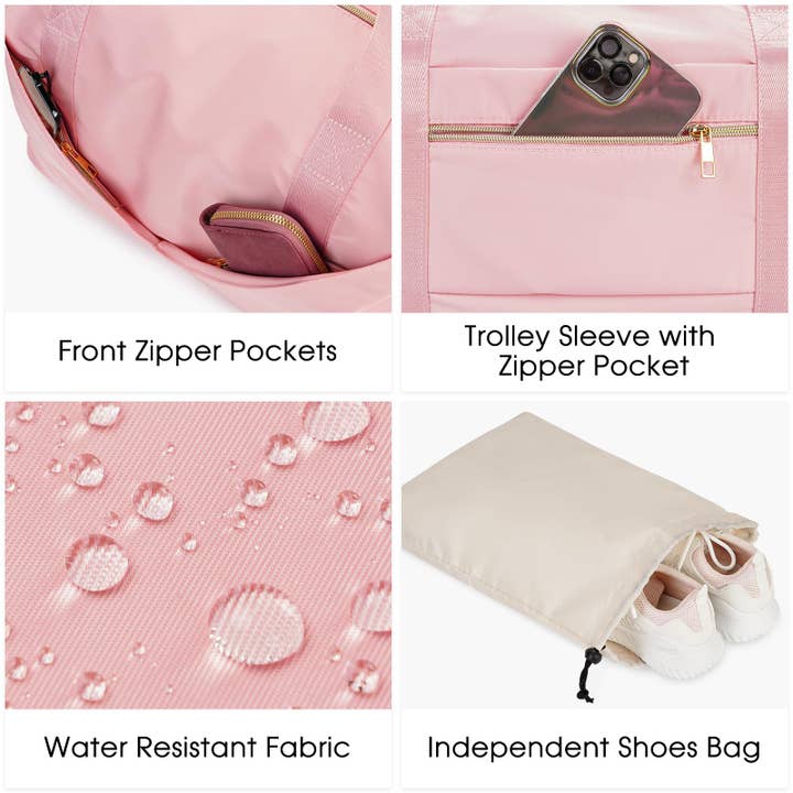 wandf - Wholesale Weekender Bag - Women's - Underseat Carry-on Luggage Duffel Bag Weekender Overnight34