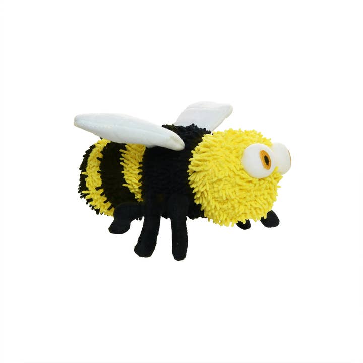 Tuffy Dog Toys - VIP Products – wholesale Pet squeaky toy – Dog – Mighty Microfiber Ball Med Bee, Durable, Squeaky Dog Toy