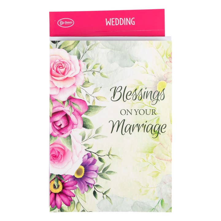Divinity Boutique - Wholesale Wedding Card - Single Cards - Wedding - Blessings Psalm 128:5 (6 Pk)
