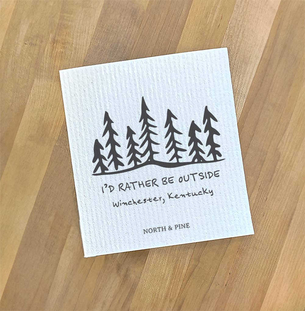 North & Pine – wholesale Kökshandduk/Disktrasa – Northwoods Calling - Anpassad svensk disktrasa0