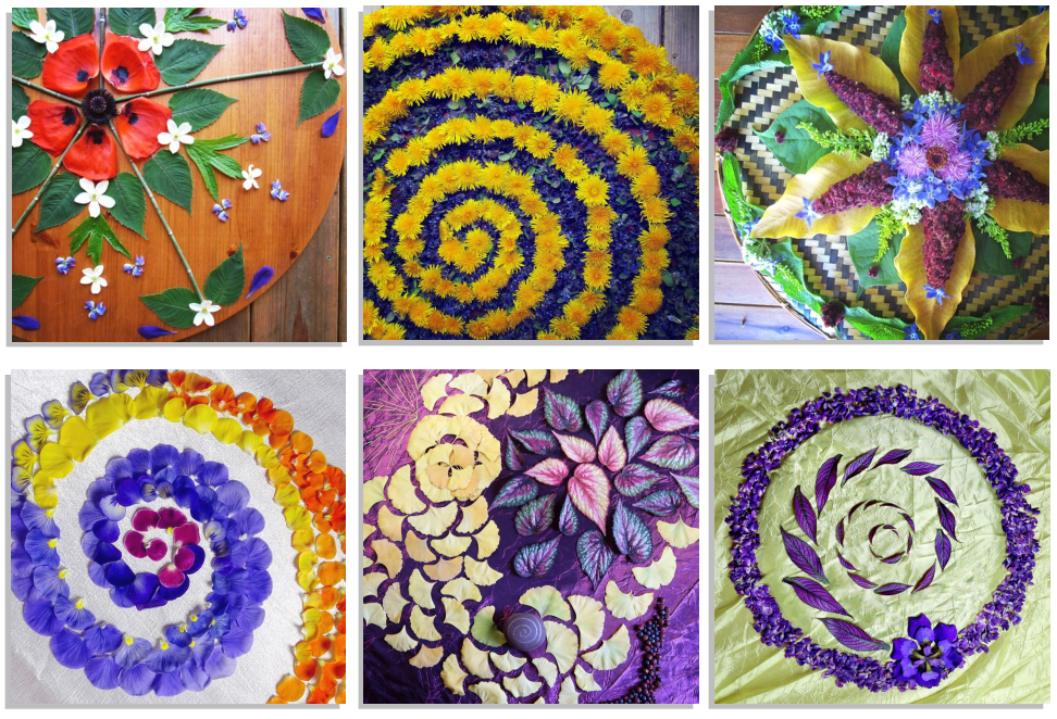 Nature Mandala Art - Wholesale Stationery/Notecard Set - Nature / Flower Mandala Gift Enclosures :: 4 Options3