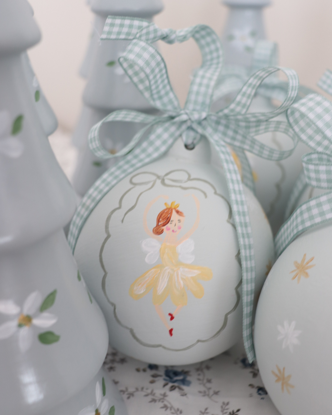 Pretty Homestyle - Wholesale Ornament - Hand Painted Christmas Bauble Sugar Plum Fairy2