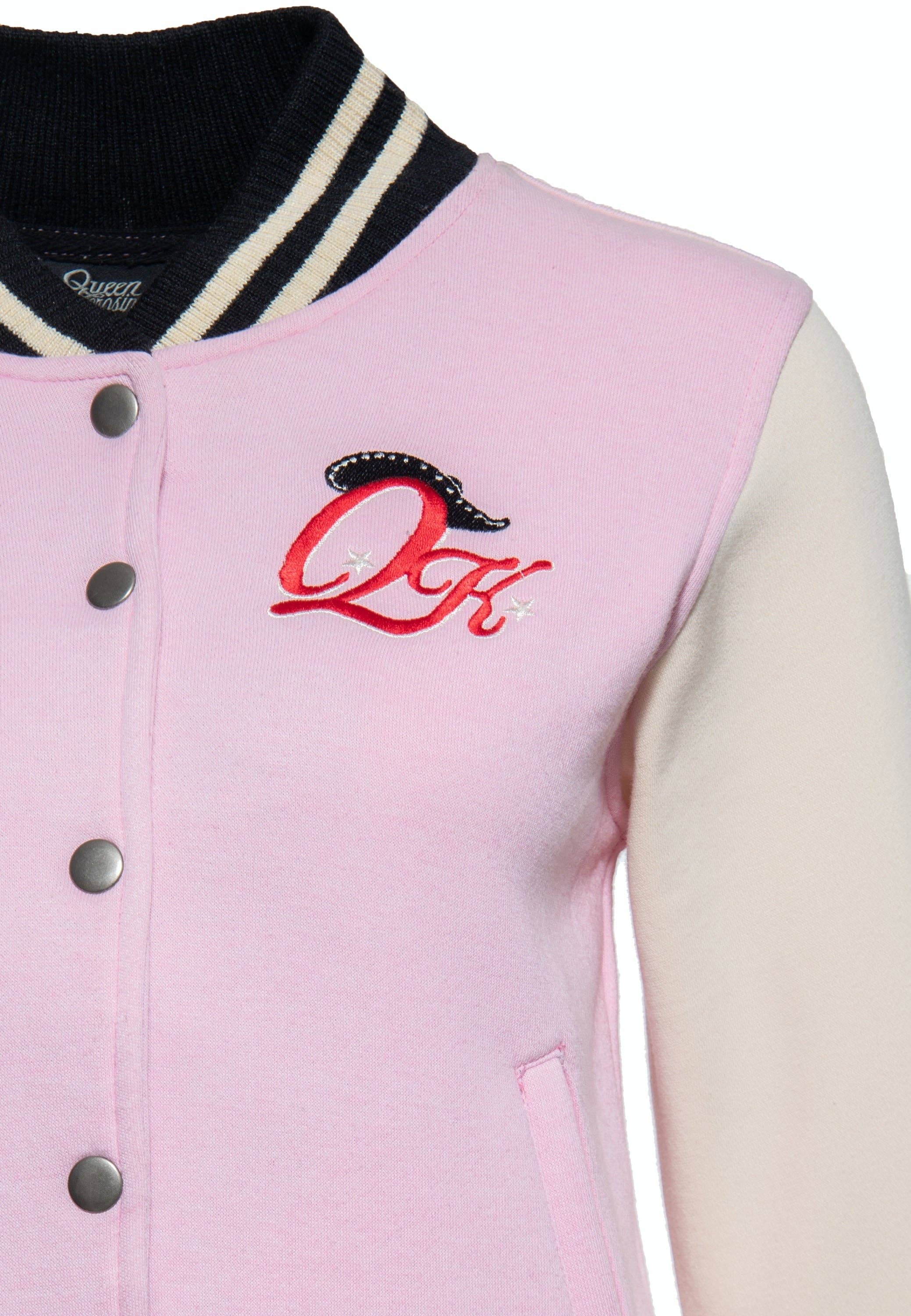 KING KEROSIN - Wholesale Varsity/Baseball Jacket - Women's - Rebel at Heart College Sweatshirt17