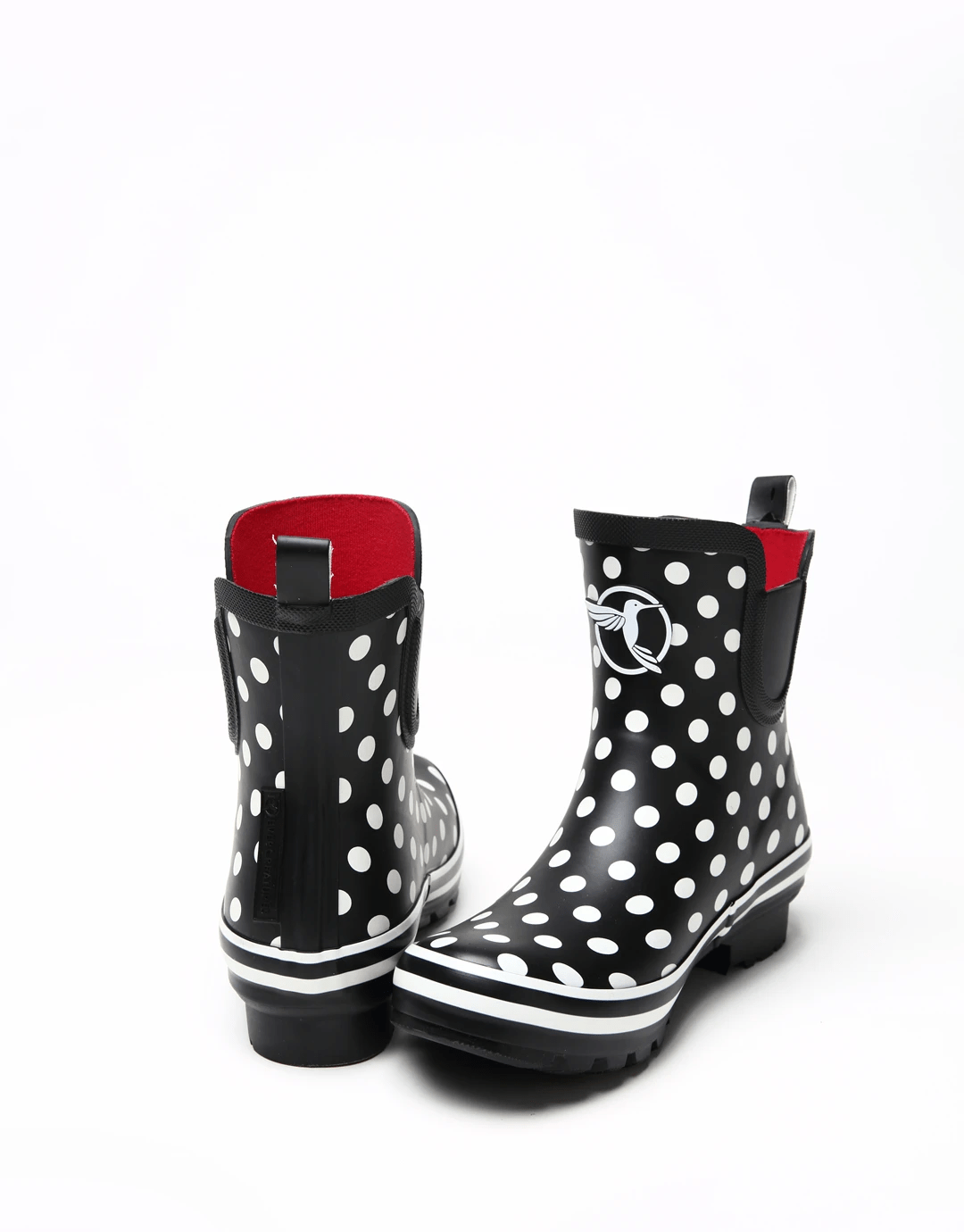 Evercreatures - Wholesale Rain Boots - Women's - Evercreatures  Black Polka Meadow Wellies1