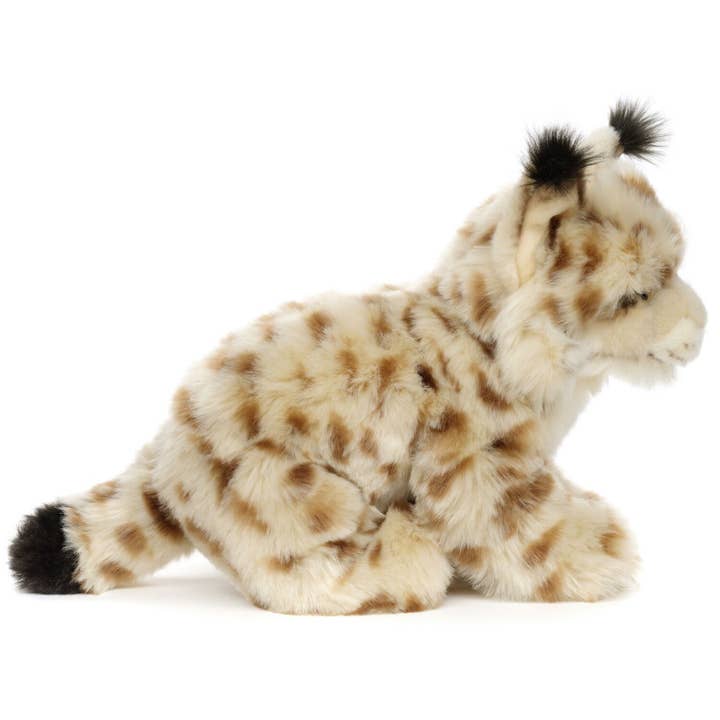 Uni Toys – wholesale Stuffed/plush toy – Kids & baby – Lynx, sitting - 31 cm (length) - cuddly/plush toy2