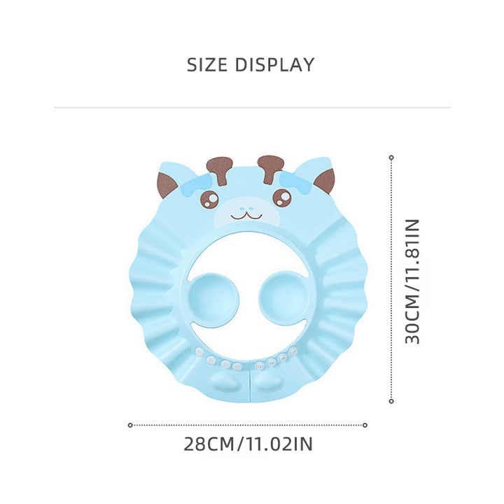 VIGOR - Wholesale Showercap - Adjustable Shower Cap for Kids with Ear Protection(10 Pack)5