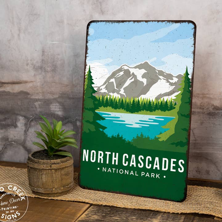 Glaciar do Parque Nacional Cascatas Norte Glaciar 108120086036 por atacado de Chico Creek Signs