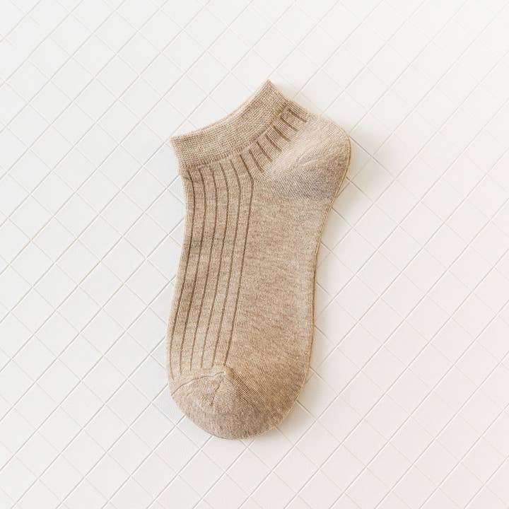 ACCITY - Wholesale Socks - Women's - INSTEP VERTICAL WRINKLE ANKLE SOCKS_CWMS0908