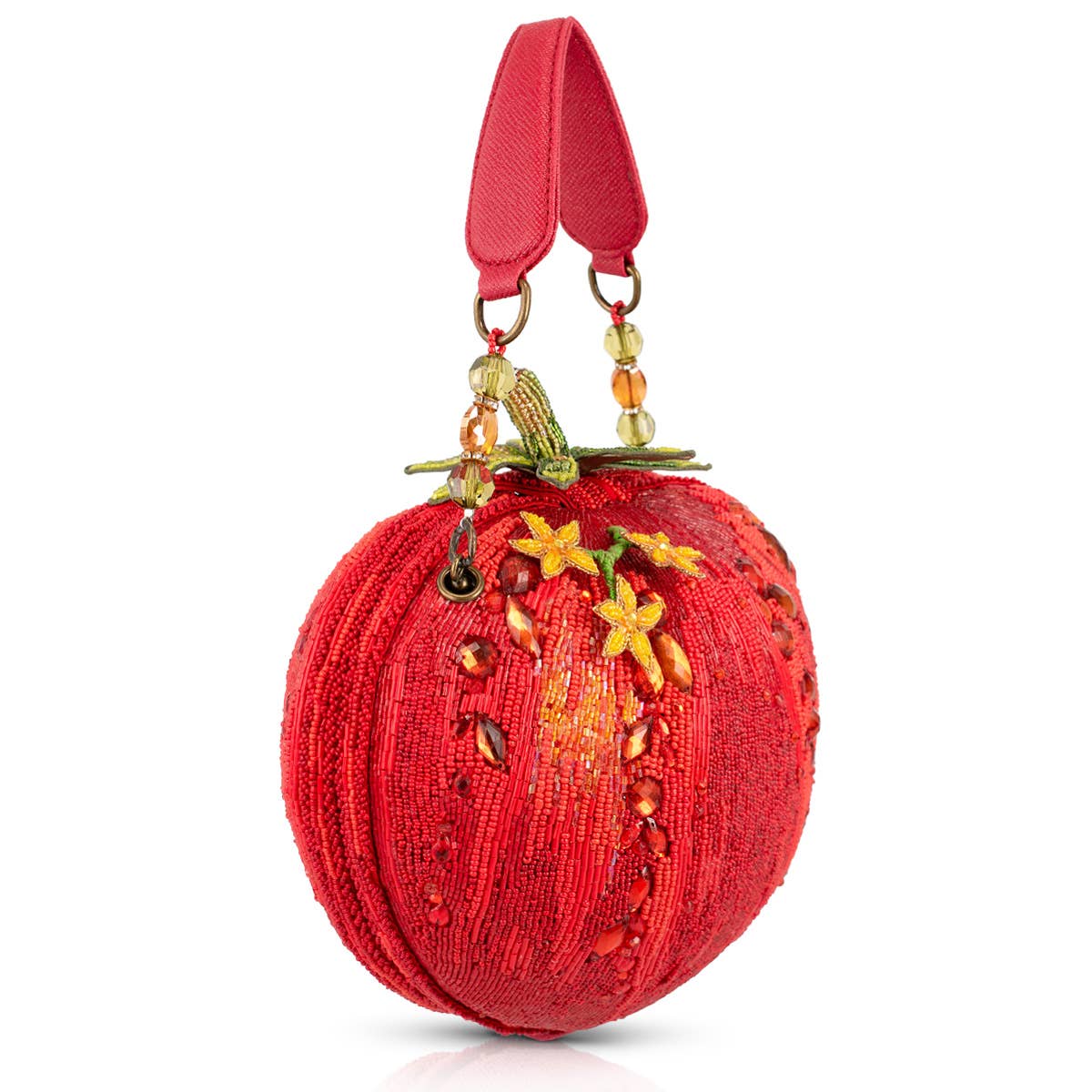 Mary Frances Accessories - Wholesale Shoulder Bag - Women's - Pomodoro Red Tomato Beaded Handbag2