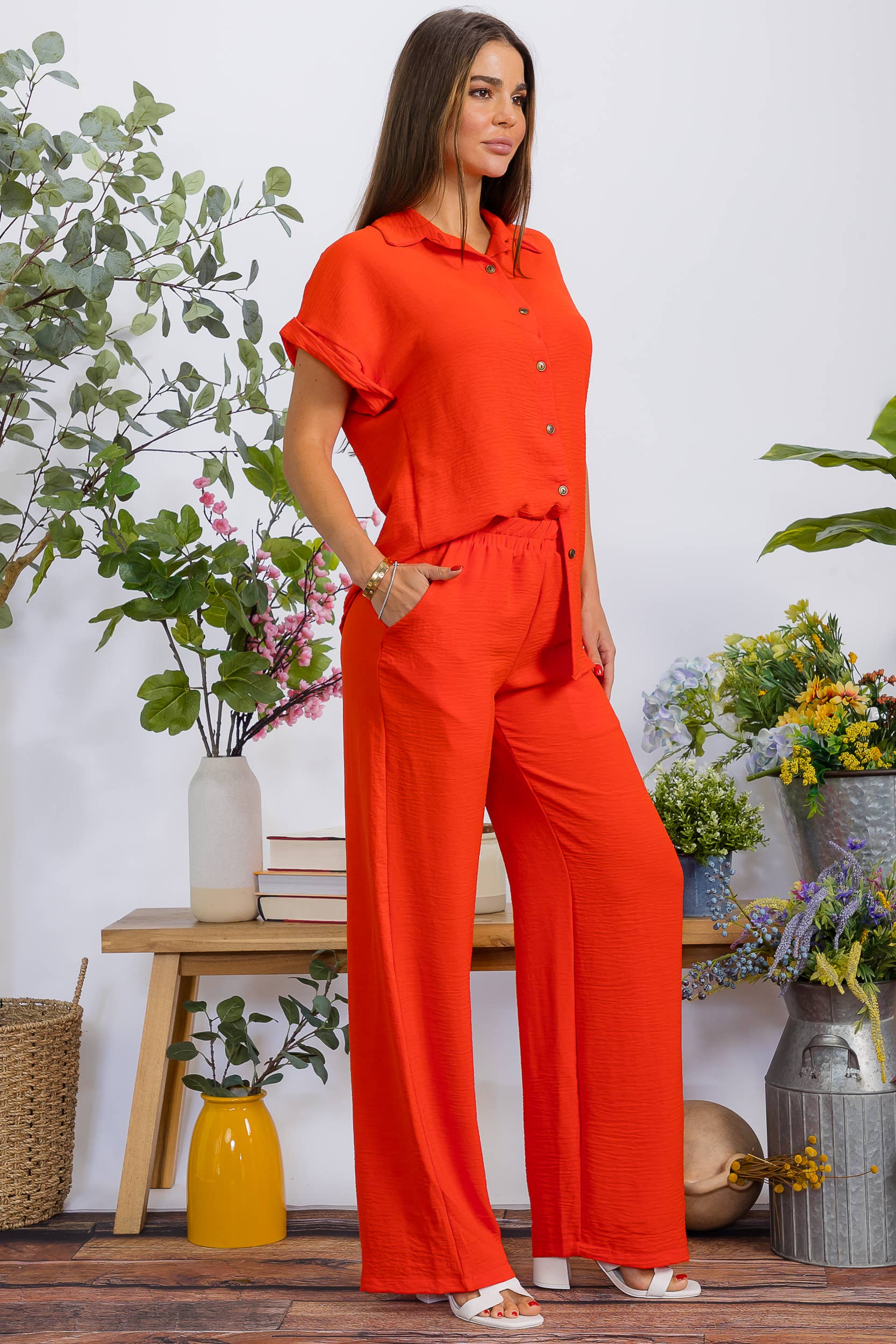 H&H Fashion Inc. – wholesale Top & pants set (NOT Loungewear) – Women's – HH776X-S1 PLUS SIZE Two Pieces Shirt and Pants Set12