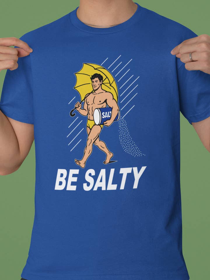 Be Salty Morton Salt Retro Tee - Vintage Style for Salt Lovers for wholesale by Pride Majic