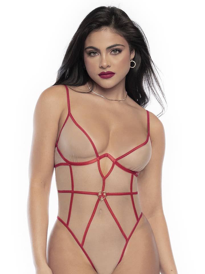 Body String flesh and red -MAL8817RED for wholesale by Mapalé