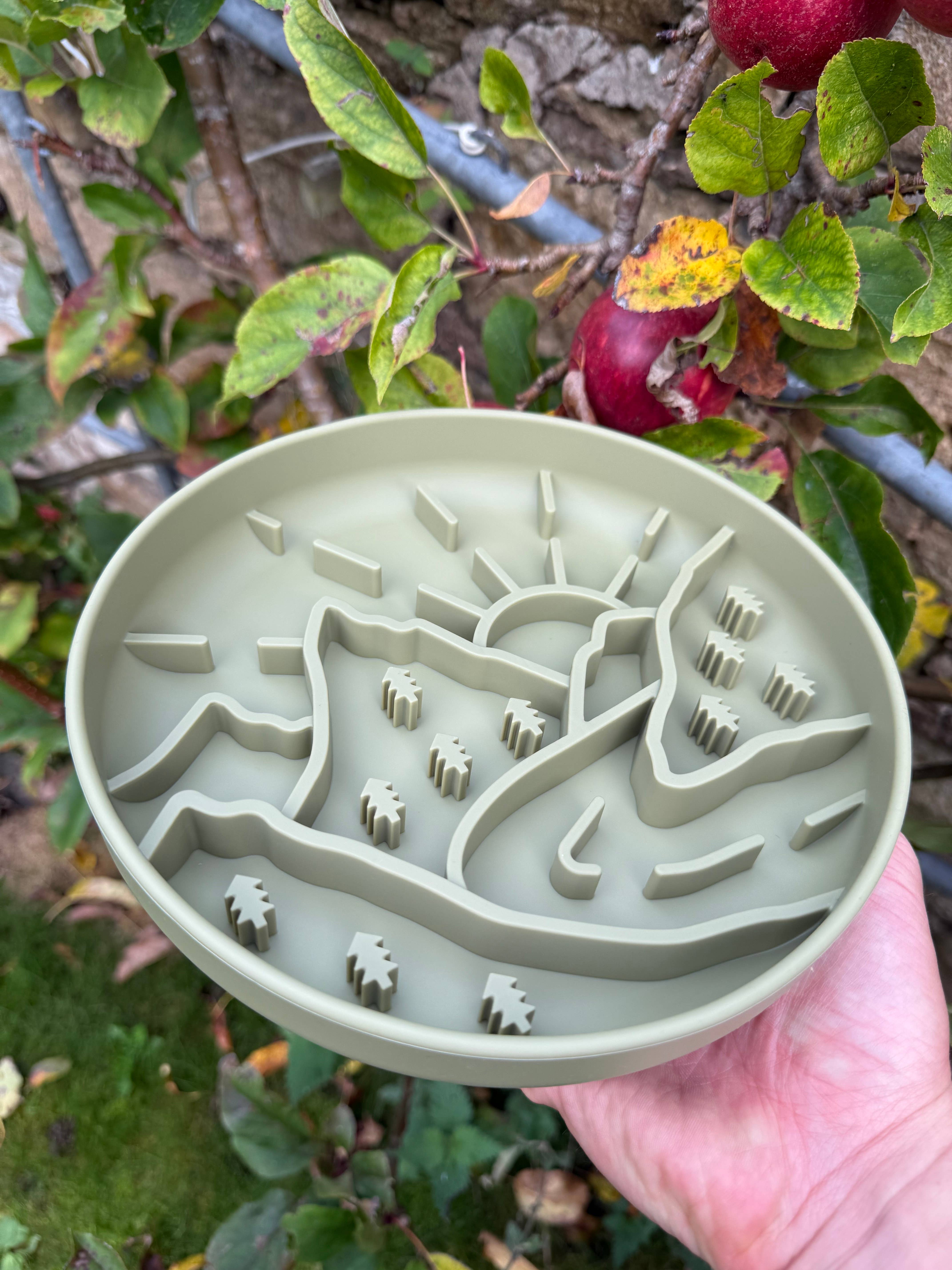 Bodhi & The Birchtree - Vente Gamelles – chien - Bol d'enrichissement de montagne Fern1