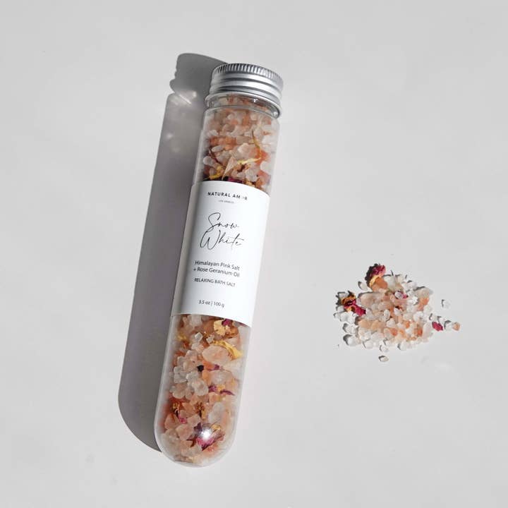 Natural Amor LLC - Wholesale Bath Salts - Natural Bath Salt in Tube 3.5oz with Natural Ingredients