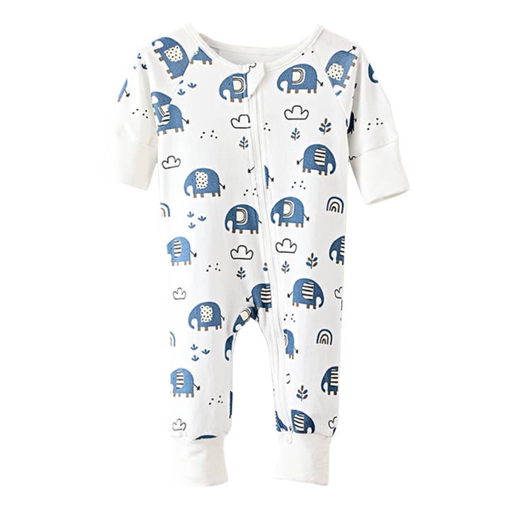 KaWaii Baby Diapers - Wholesale Sleepsuit - Baby - New!KaWaii Baby Cotton Bodysuit 2-Way Zipper Mittens Footies2