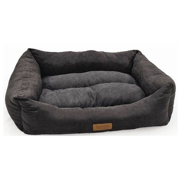 HugglePets - Wholesale Pet Bed - Dog - HugglePets Luxury Dog Lounger - Charcoal
