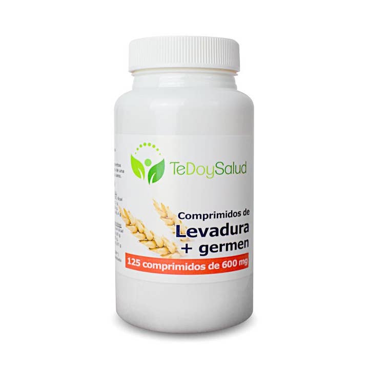 REMOVED BRAND - Wholesale Oral Supplement/Vitamin - Brewer's yeast + wheat germ - 125 tablets/600 mg. TedoySalud