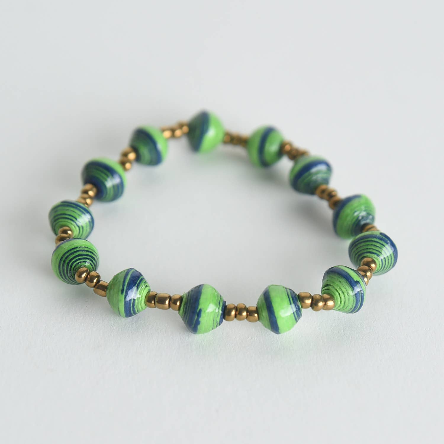 Project Have Hope - Vendita all'ingrosso Bracciale con perline - Bracciale in carta elasticizzata a righe18