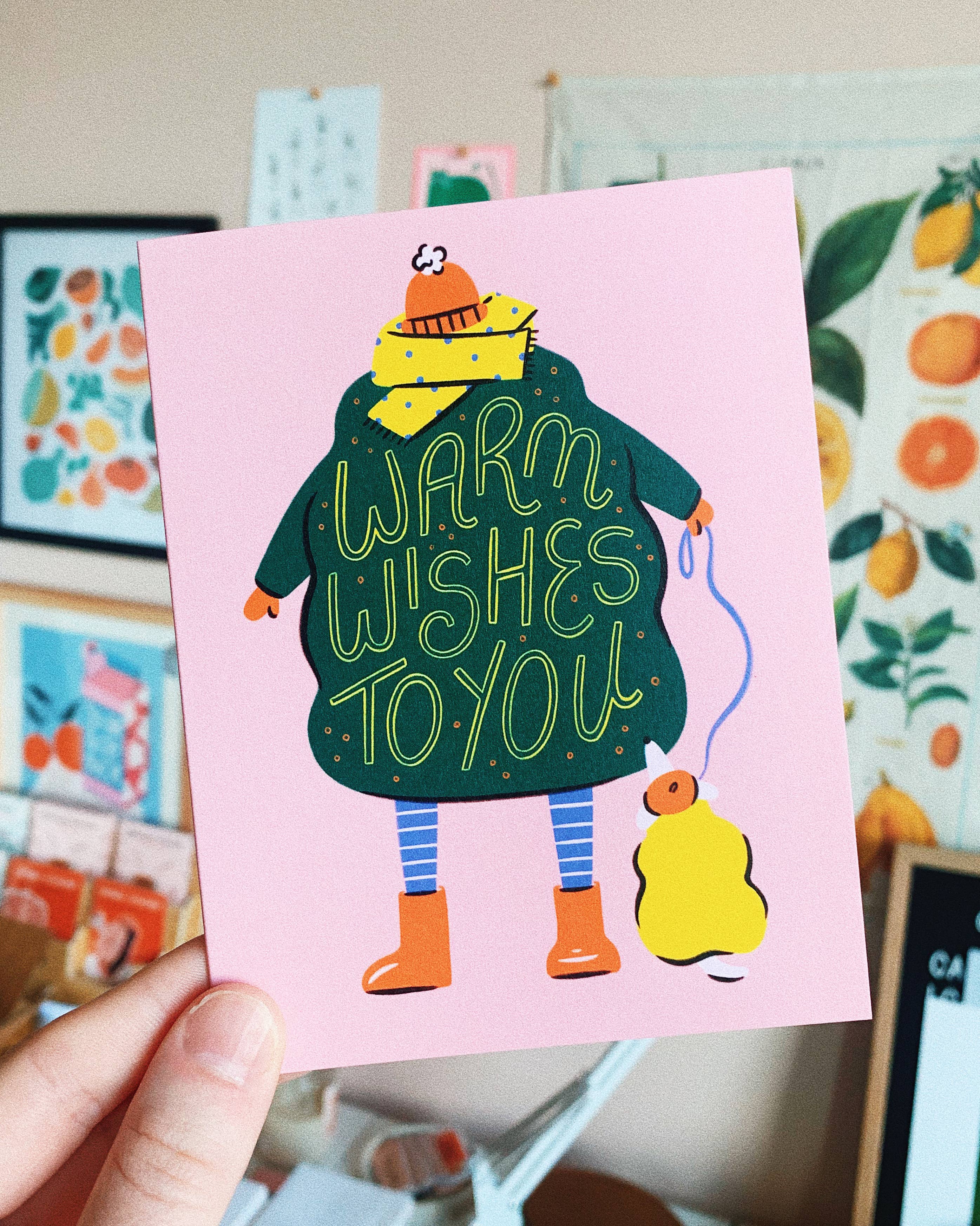 Olivia Faye Co - Wholesale Christmas Card - Warm Wishes Christmas Greeting Card2