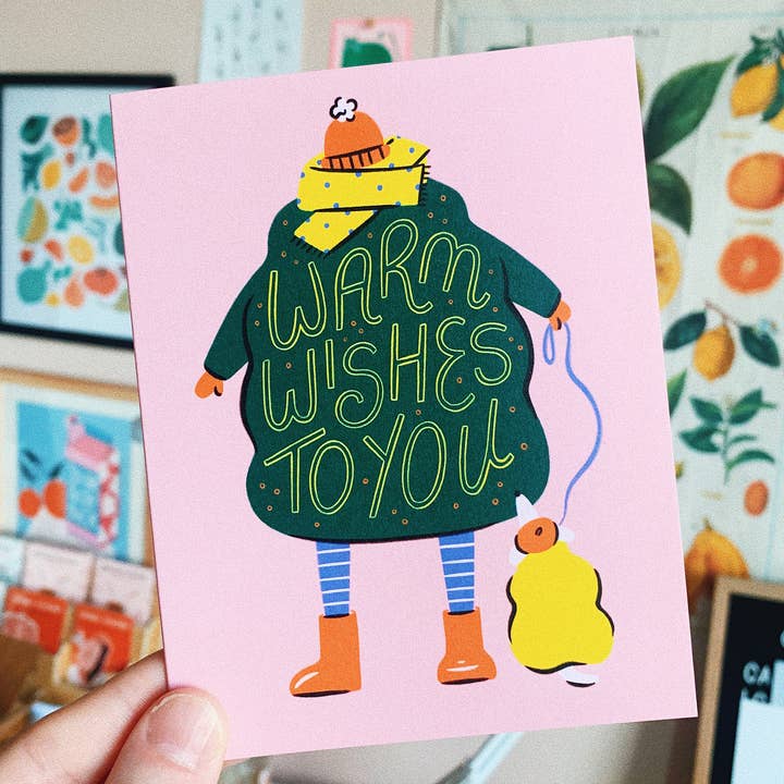 Olivia Faye Co - Wholesale Christmas Card - Warm Wishes Christmas Greeting Card2